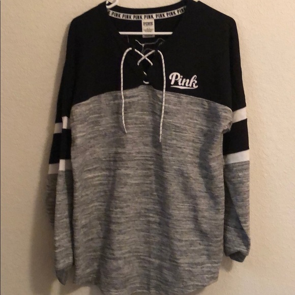 PINK Victoria's Secret Tops - PINK Oversized Sweatshirt Size S